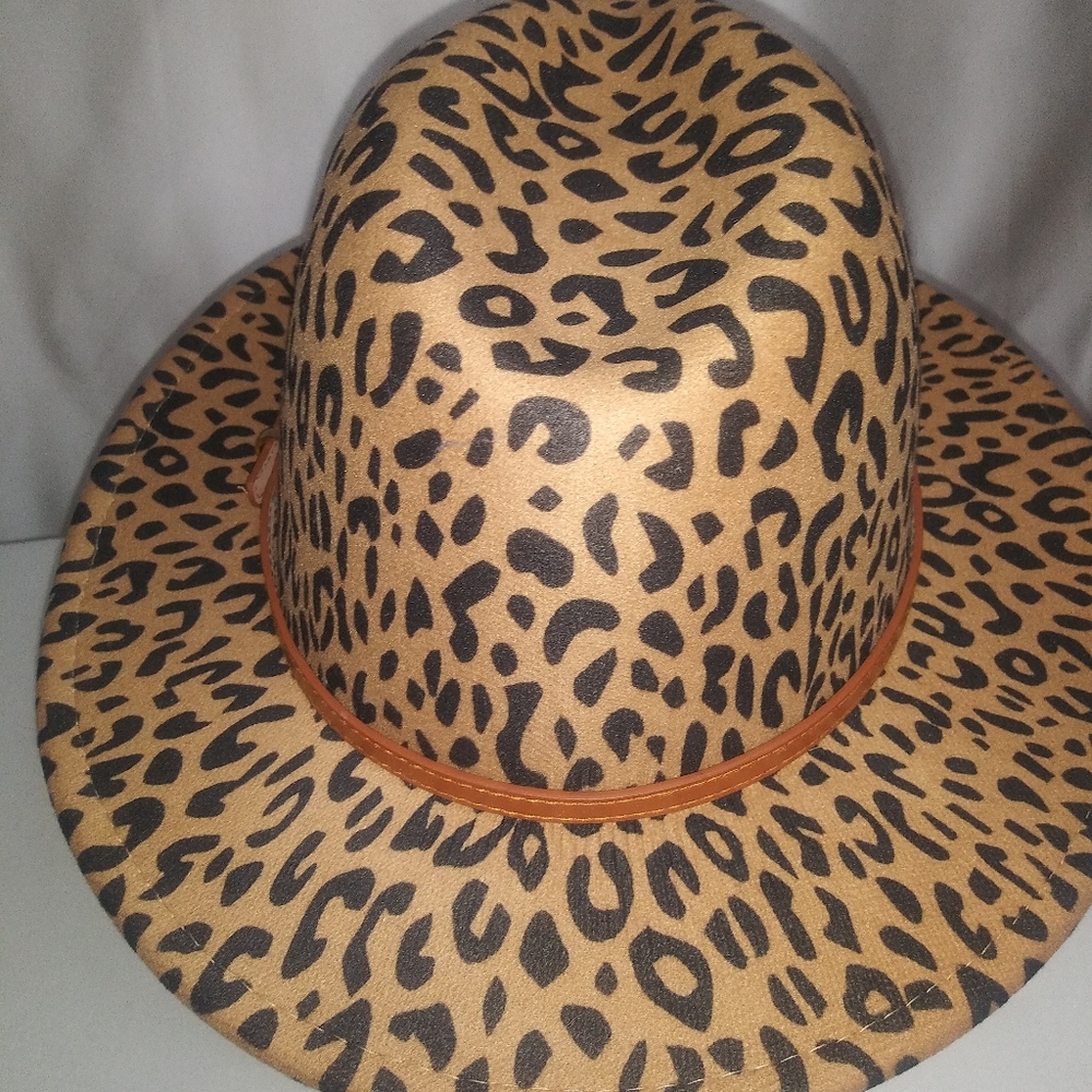 Leopard print hat